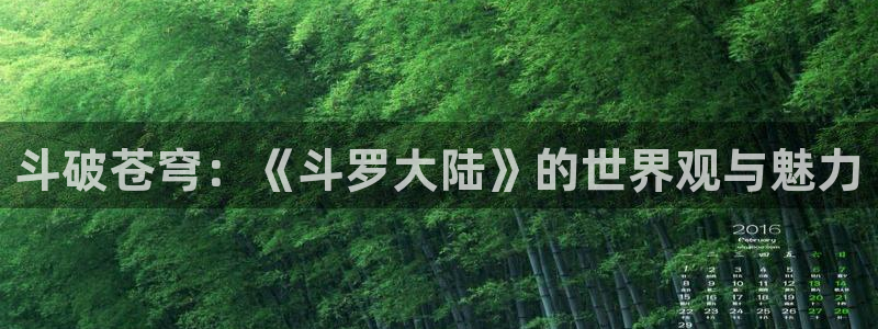 51漫画app在线看：斗破苍穹：《斗罗大陆》的世界观与魅力